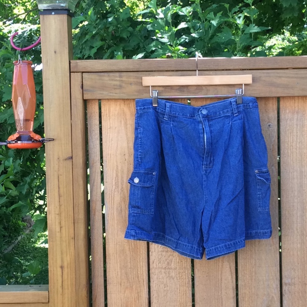 Denim Cargo shorts